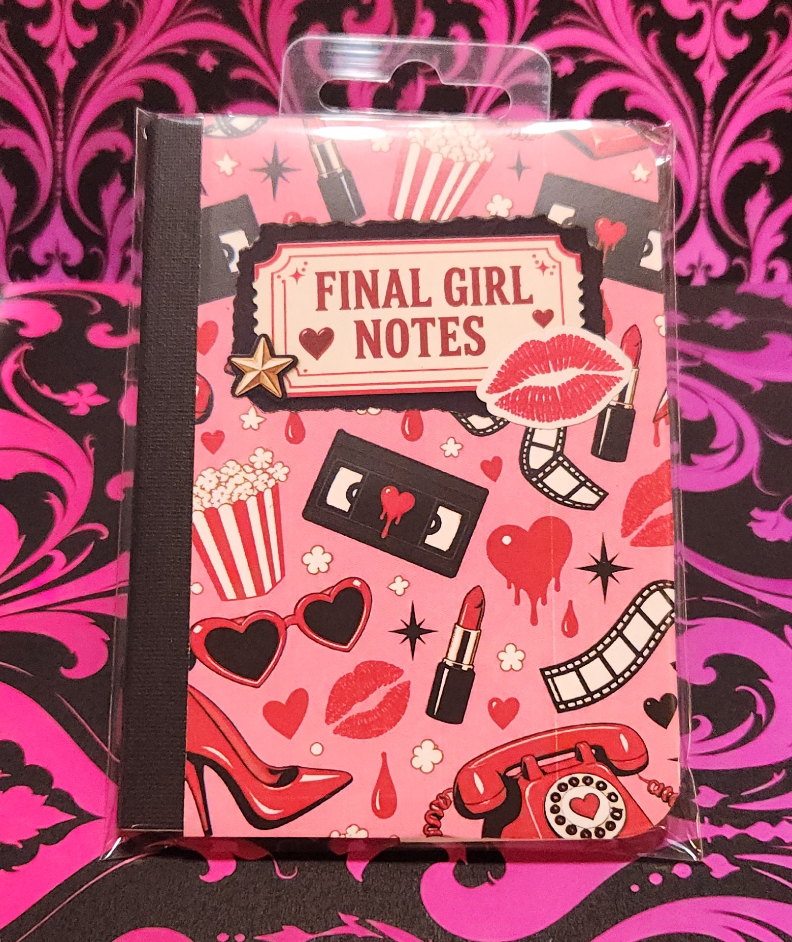 Final Girl Notes mini composition notebook from the Scream Queen collection