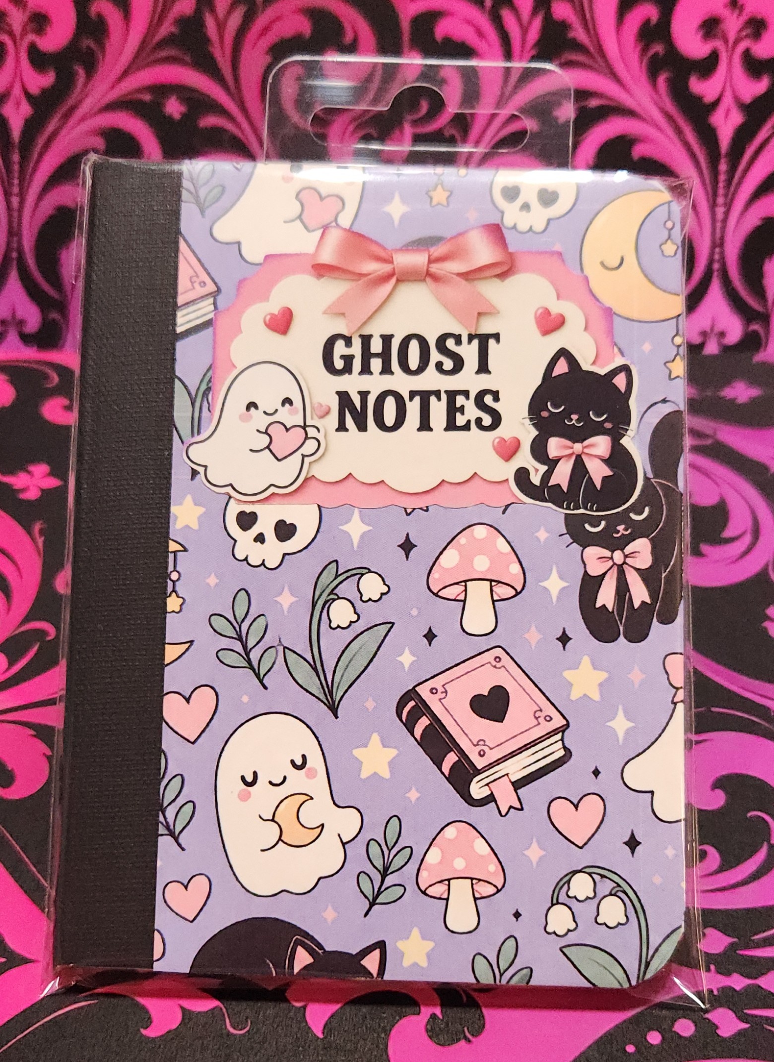 Ghost Notes mini composition notebook from the Spookie Cutie collection