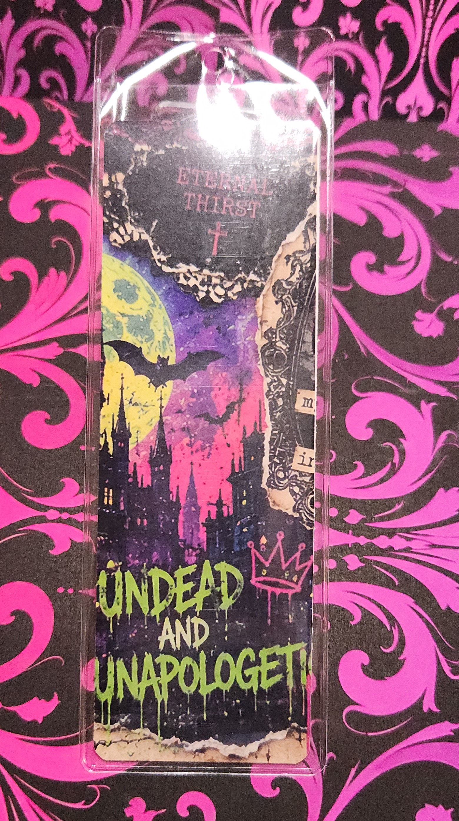 Undead and Unapologetic standard bookmark from the Bite Me collection