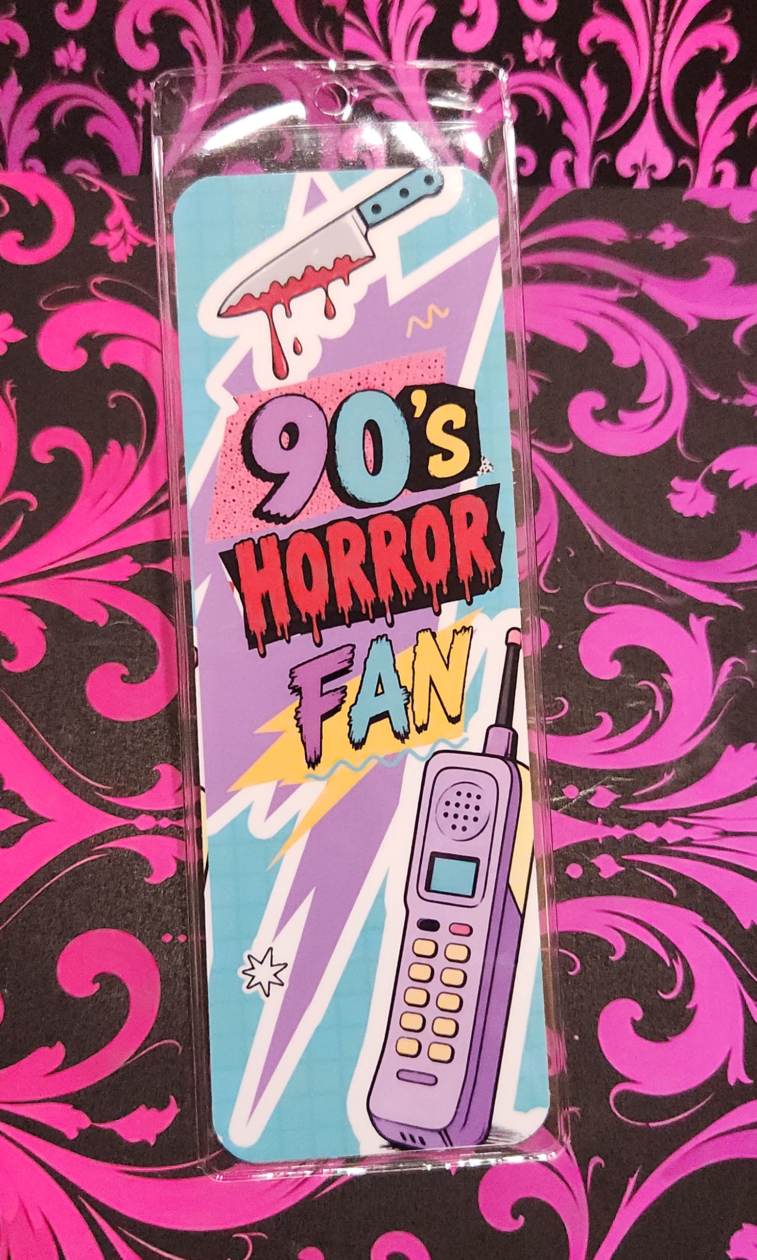 90s Horror Fan standard bookmark from the Scream Queen collection