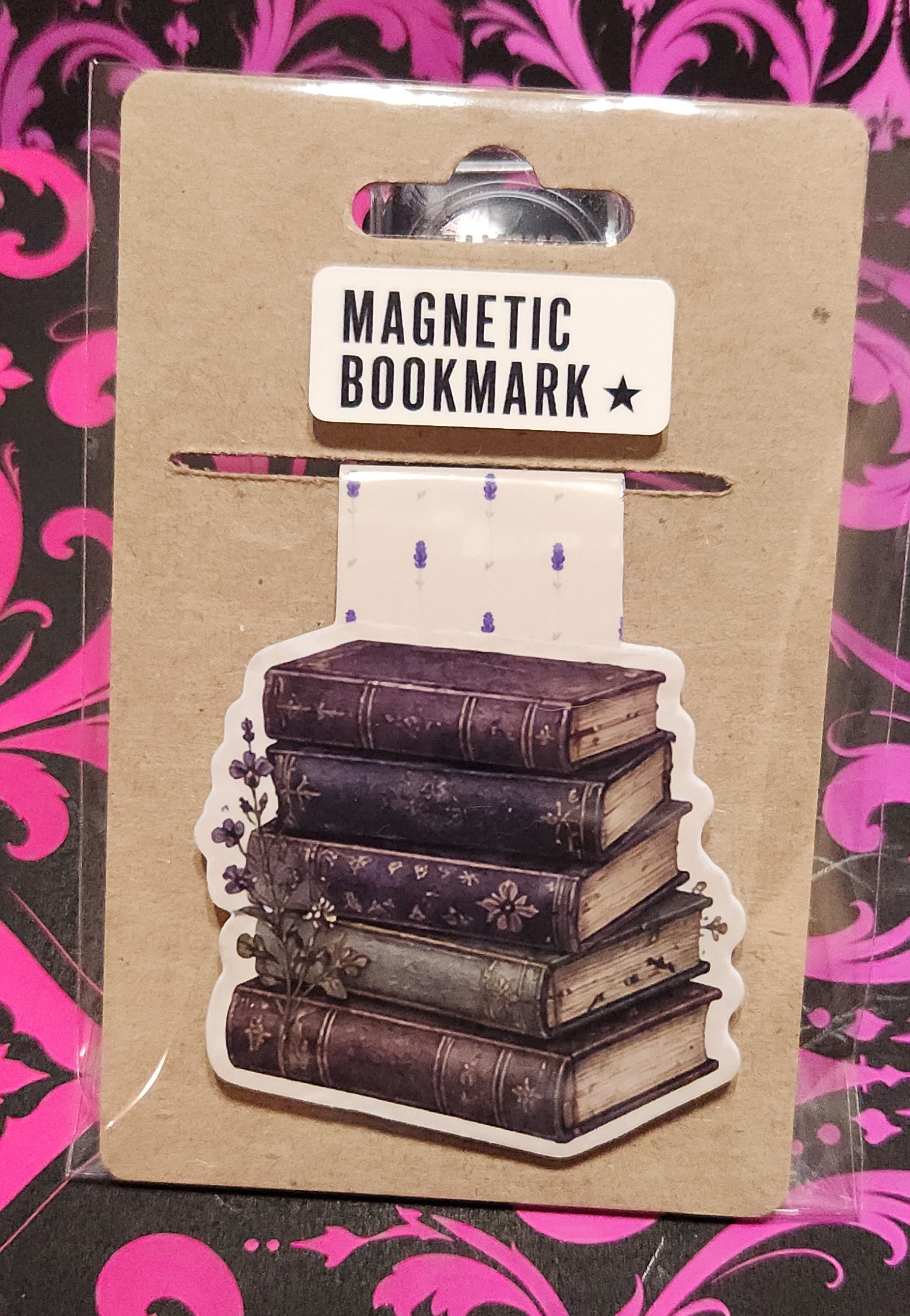 Stack of Books magnetic bookmark from the Midnight Writers collection